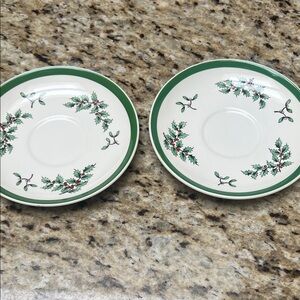 2 replacement Spode saucers